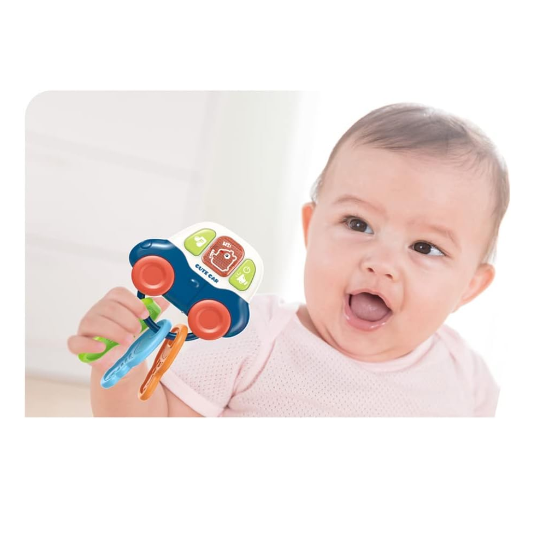 Llavero Mordedor Musical Auto