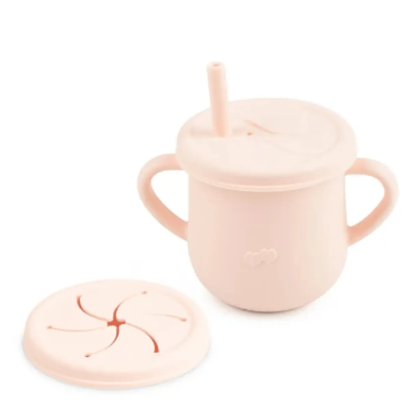 Vaso Silicona 2 en 1 Crema