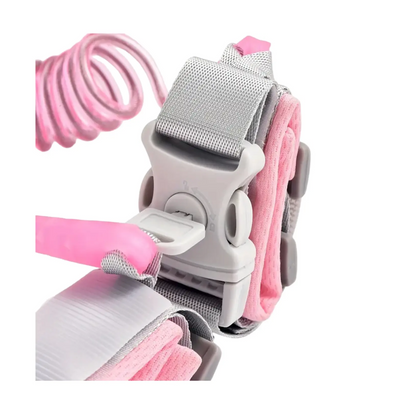Pulsera Anti Pérdida Con Seguro Rosado