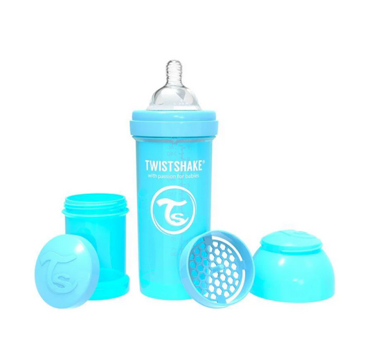 Mamadera 260ml Twistshake Azul