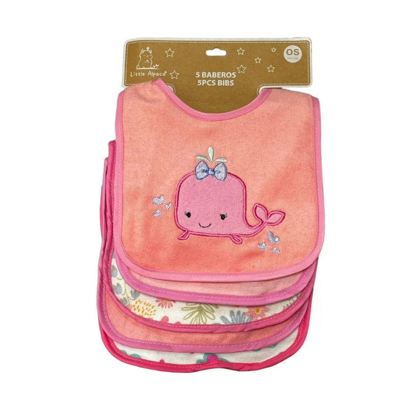 Pack 5 Baberos Colección Aurora