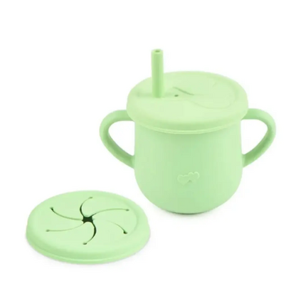 Vaso Silicona 2 en 1 Verde