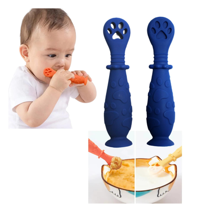 Cuchara de Aprendizaje Azul