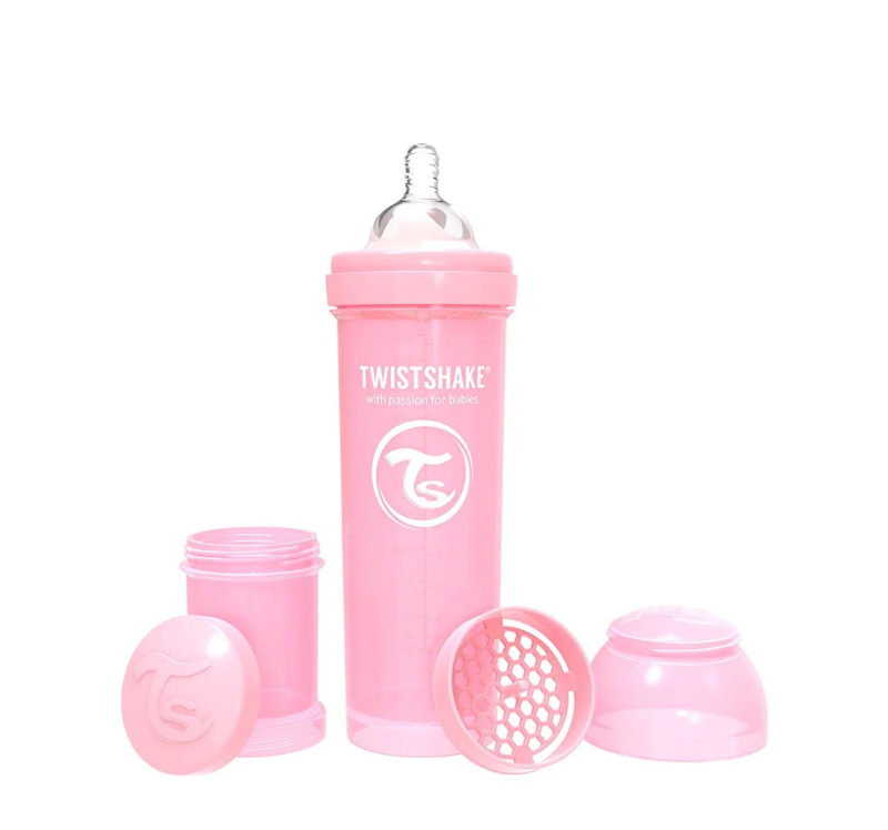 Mamadera 330ml Twistshake Rosado