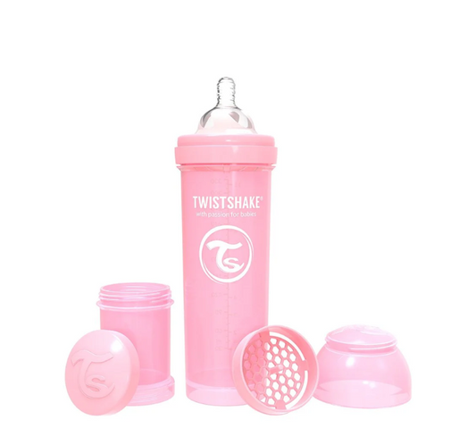 Mamadera 330ml Twistshake Rosado