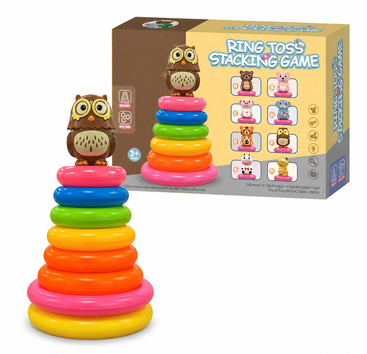 Torre de Aros de Encaje Animales