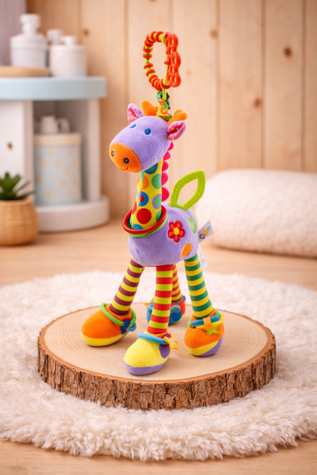 Jirafa Estimulación Visual Amarilla