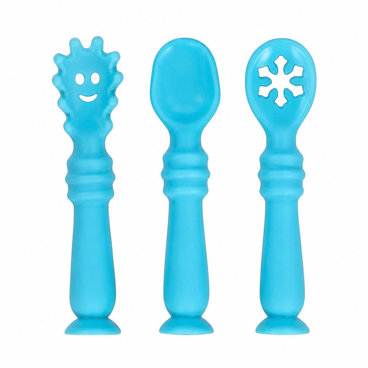 Set 3 Cucharas de Aprendizaje de Silicona