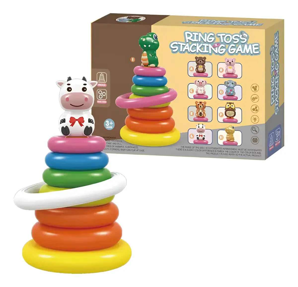 Torre de Aros de Encaje Animales