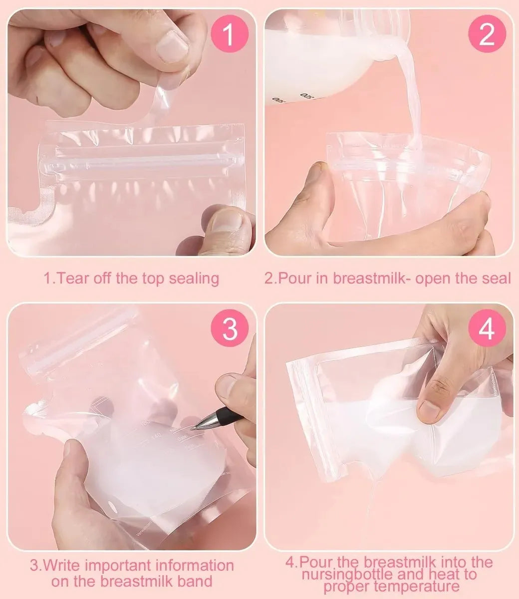 Bolsa Para Leche Materna 30 Uns
