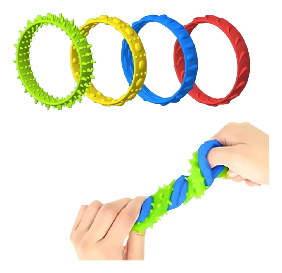 Pulseras Sensoriales con Texturas