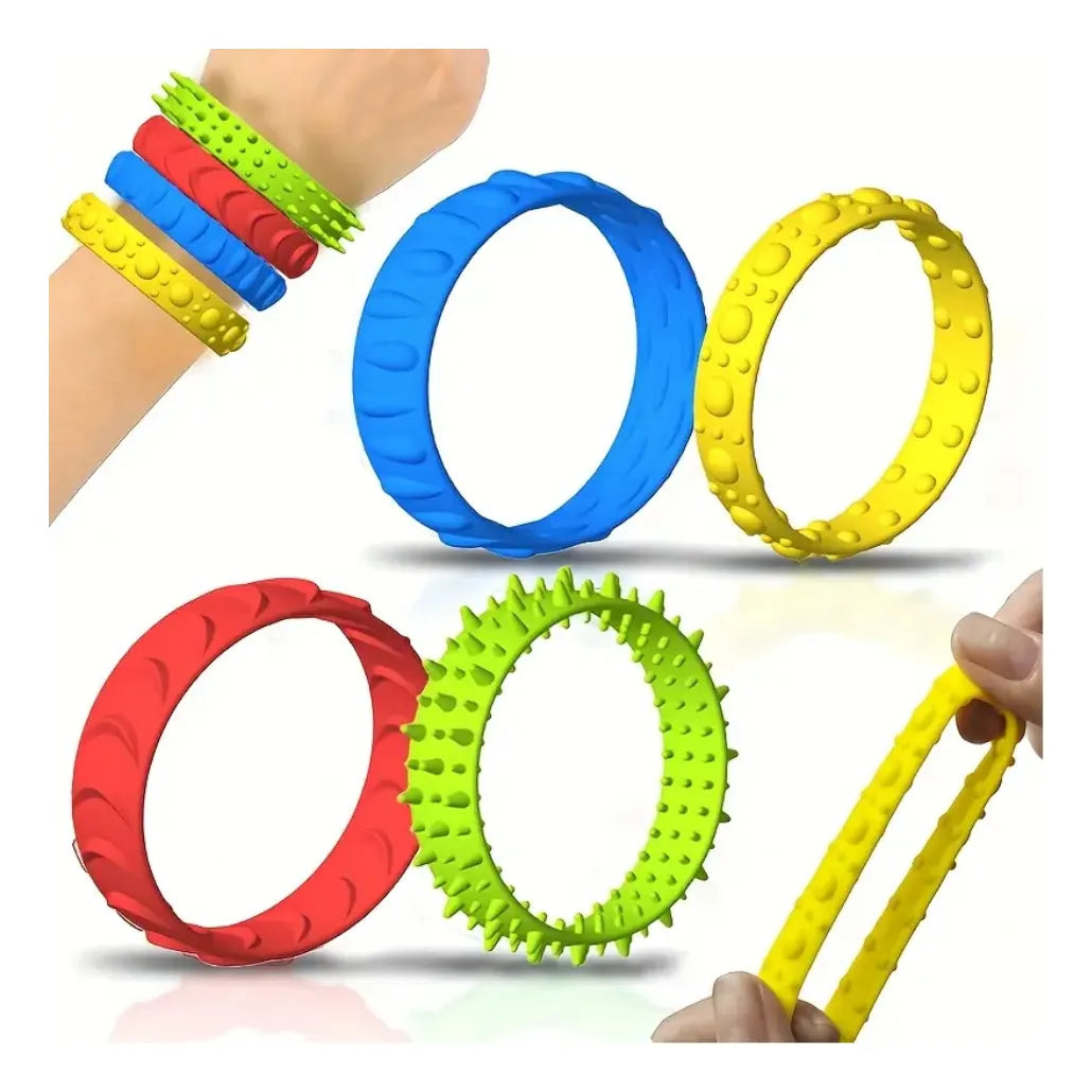 Pulseras Sensoriales con Texturas