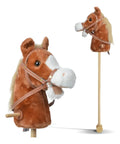 Caballo de Palo y Felpa con Sonido