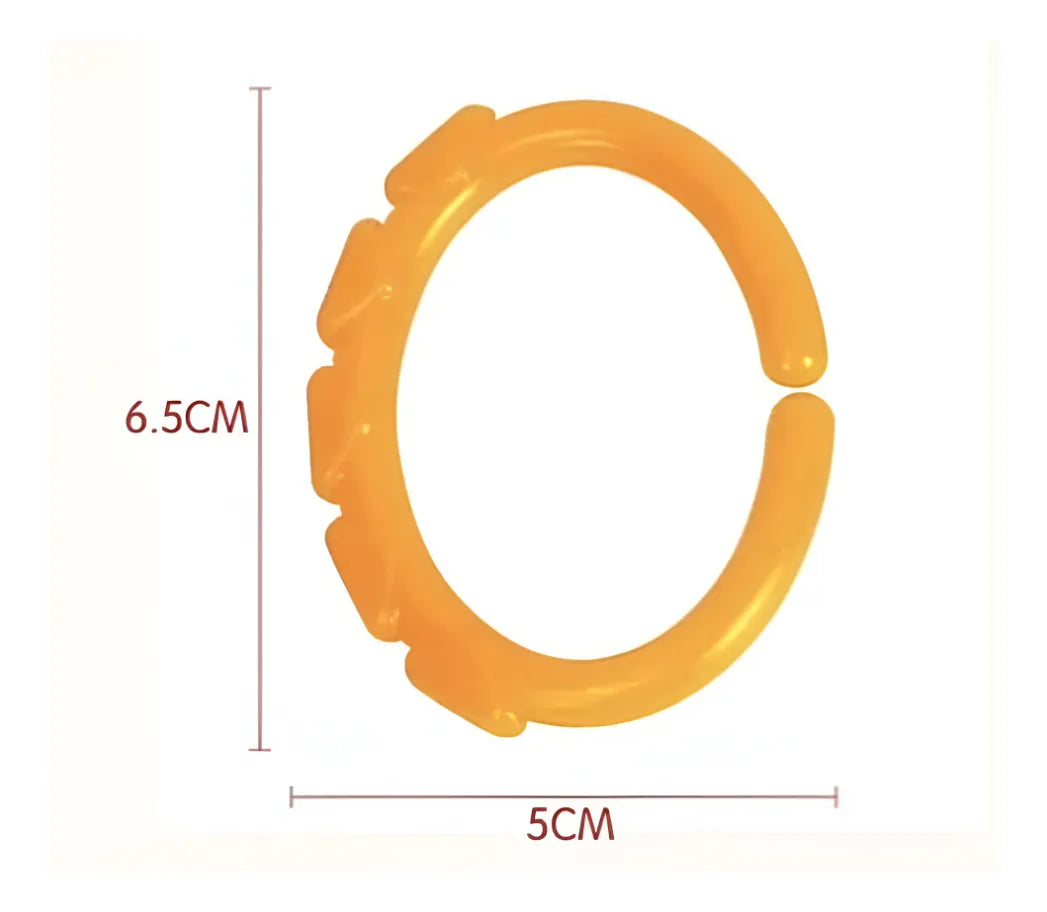 Set 24 Argollas Texturizadas