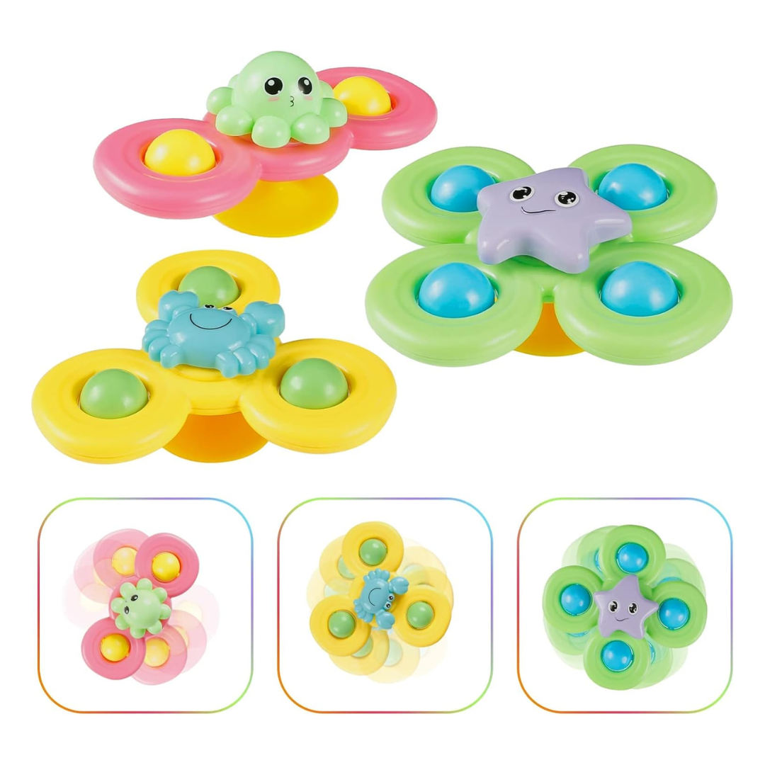 Set 3 Spinner con Ventosa