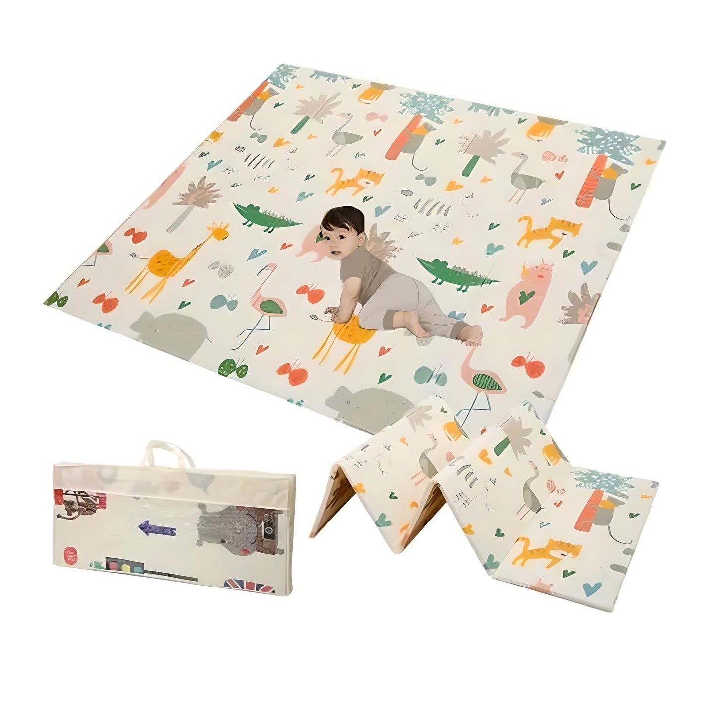 Alfombra Mat Play Texturizada 180x200 Abecedario