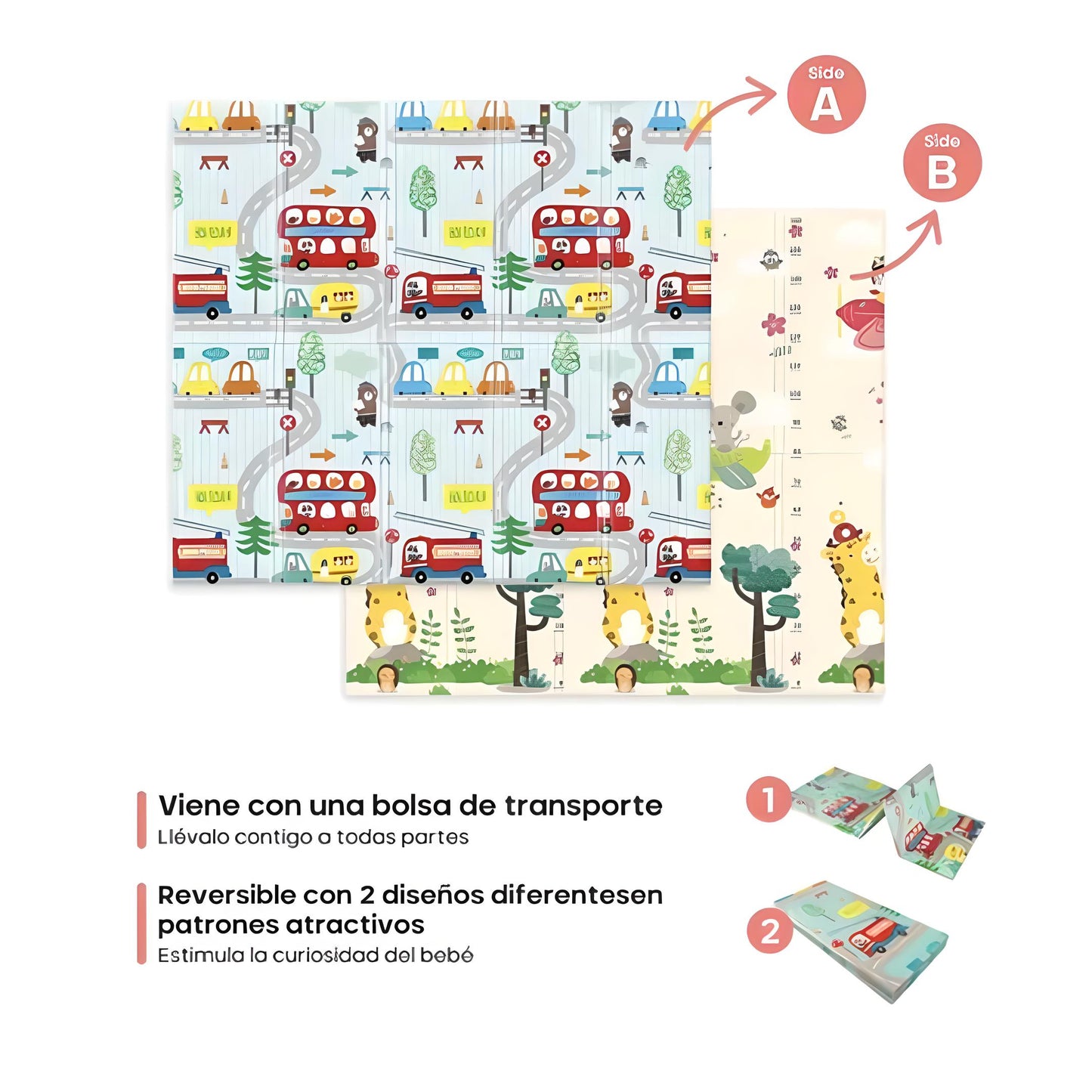 Alfombra Mat Play Texturizada 180x200 Abecedario