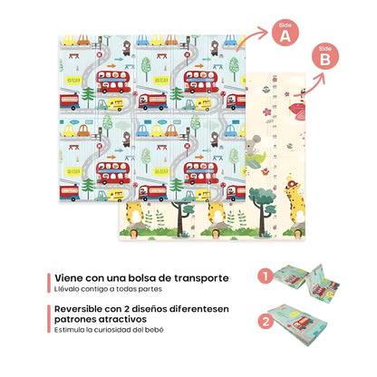 Alfombra Mat Play Texturizada 180x200 Abecedario