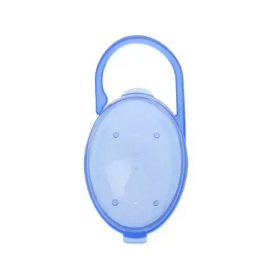 Caja Guarda Chupete Plástico Azul