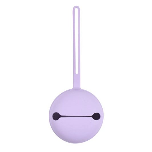 Estuche Guarda Chupete Silicona Lila