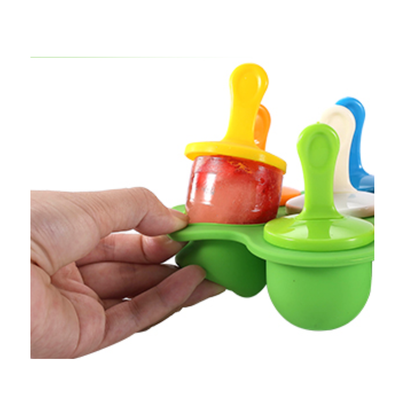 Molde de Helado & Muffins de Silicona Naranjo