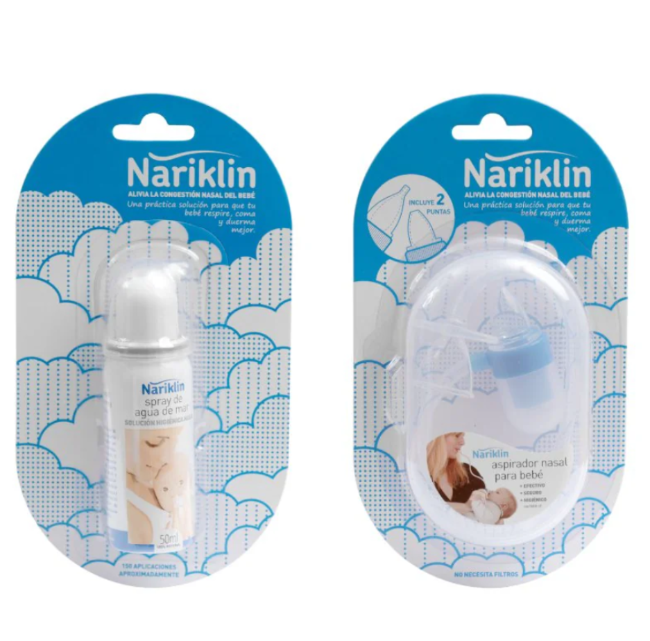 Pack Aspirador Nasal y Spray Nariklin