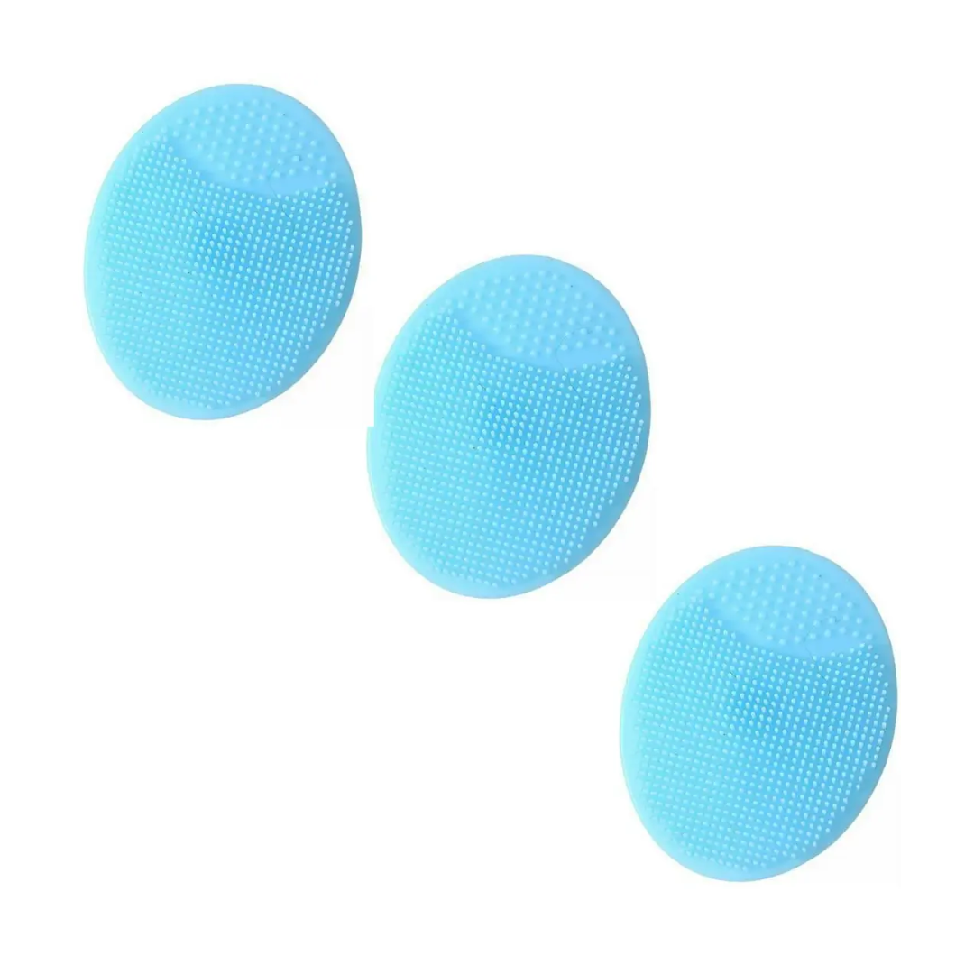 Set 3 Cepillos de Silicona Celeste