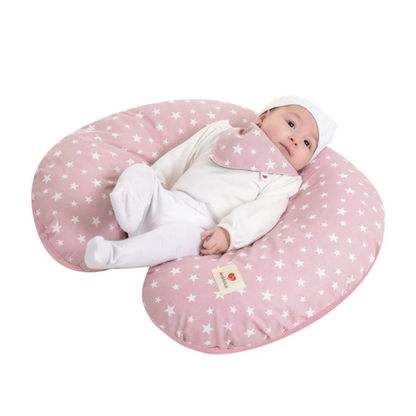 Cojín de Lactancia Algodón Rosado