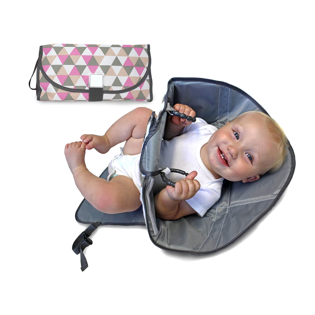 Mudador Portatil Impermeable Fucsia