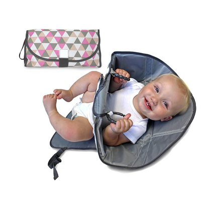 Mudador Portatil Impermeable Fucsia