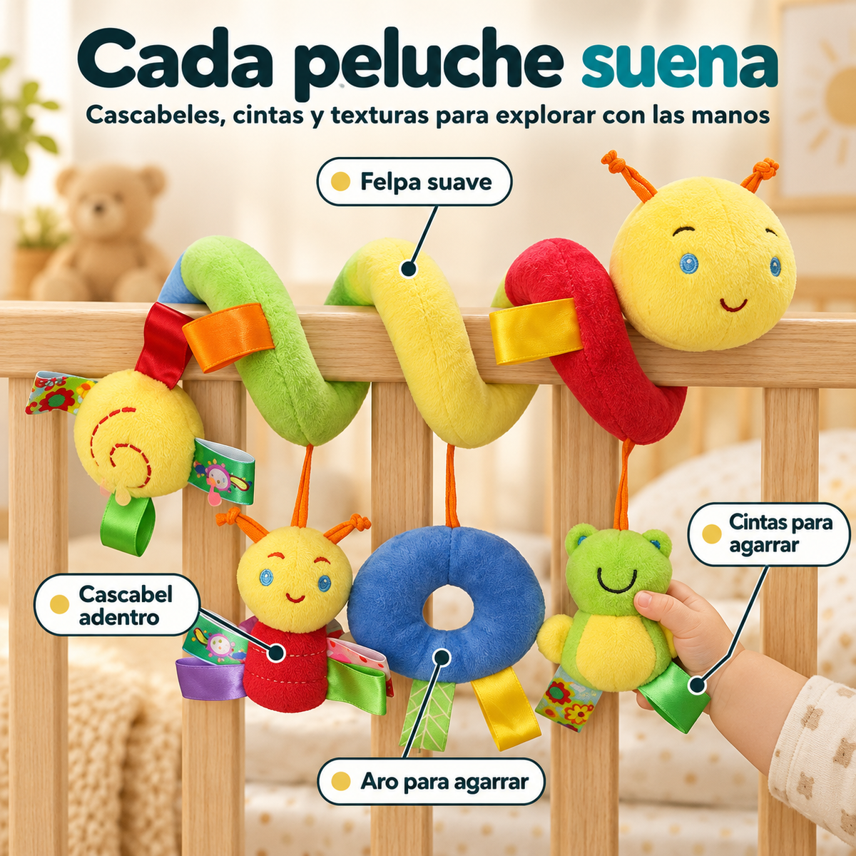 Cuncuna Sonajero Cascabel Para Coche