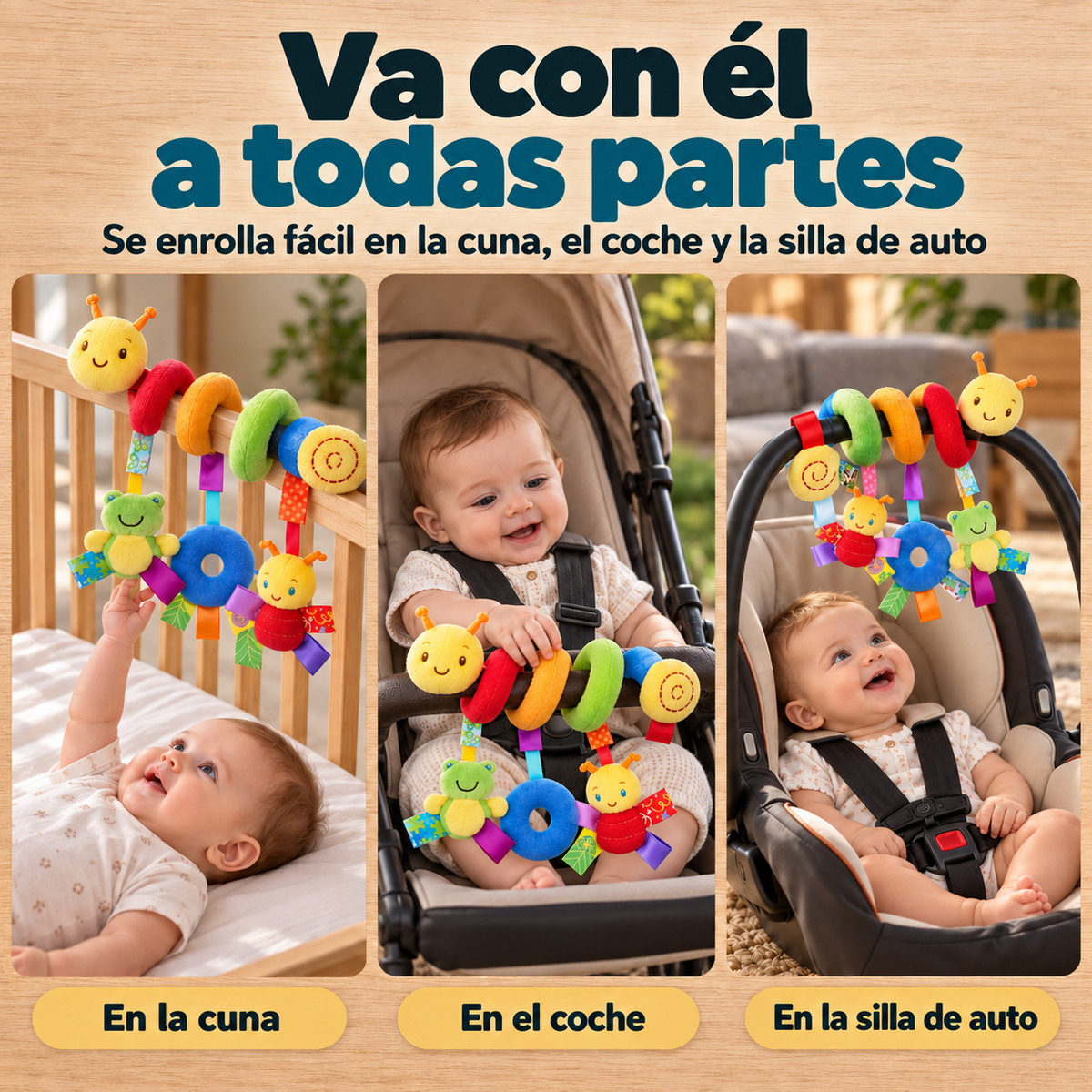 Cuncuna Sonajero Cascabel Para Coche