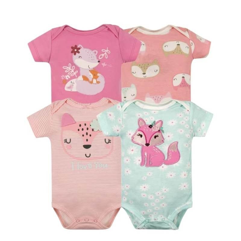 Pack 4 Bodies Fox Pink 🦊🩷