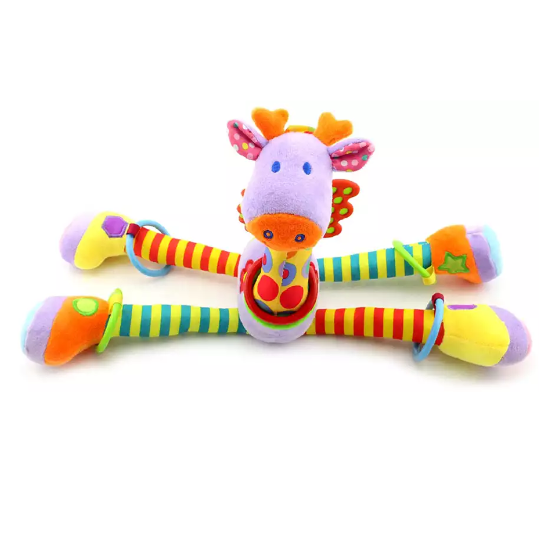 Jirafa Estimulación Visual Morado