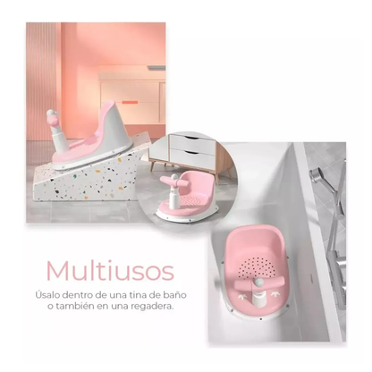 Asiento de Bañera Rosada