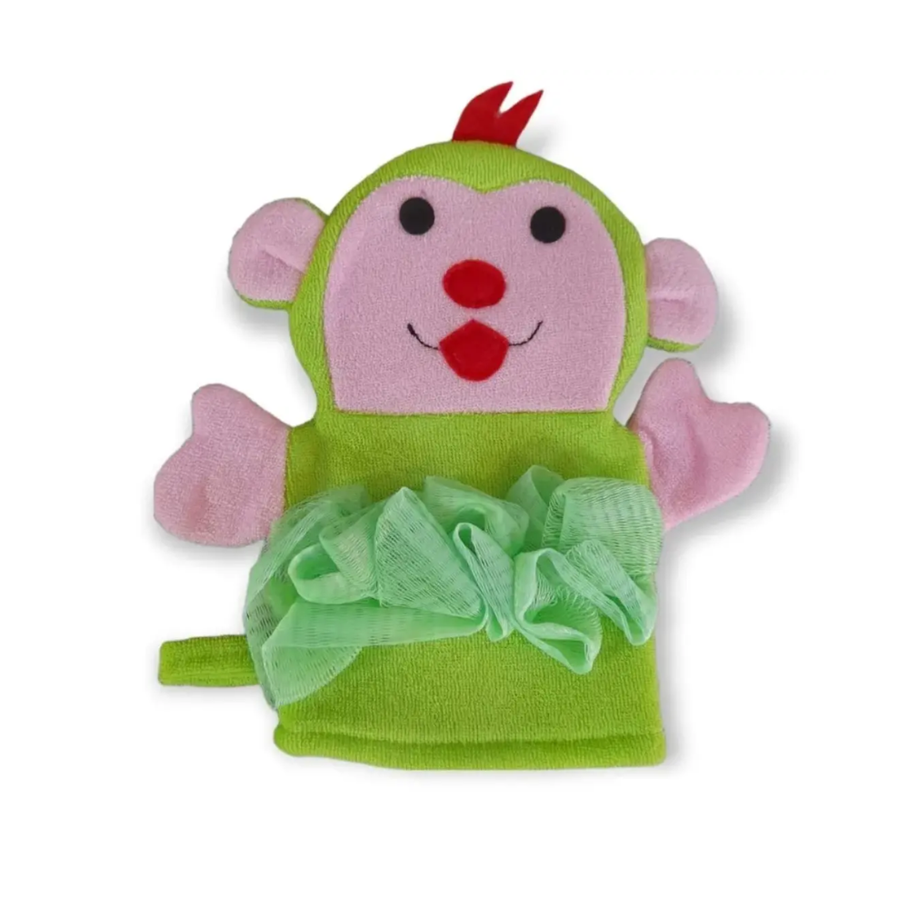 Guante de Baño Monito Verde