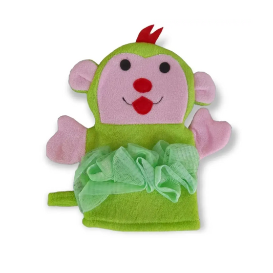 Guante de Baño Monito Verde