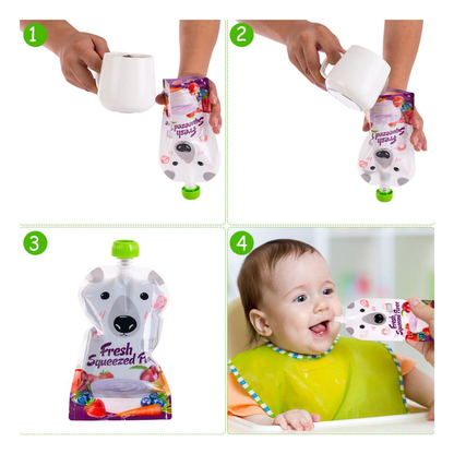 Bolsas de Alimentación Squiz Reutilizables 10 Uns