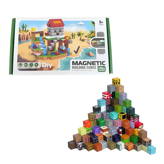 Set Cubos Magnéticos 120 Piezas