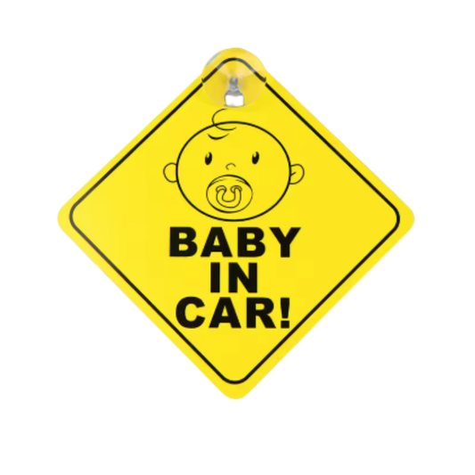 Letrero Bebe a Bordo Chupete