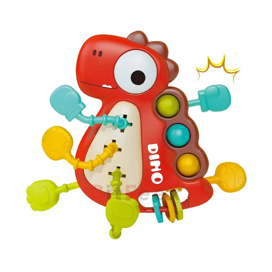 Mordedor Multifuncional Dino Rojo