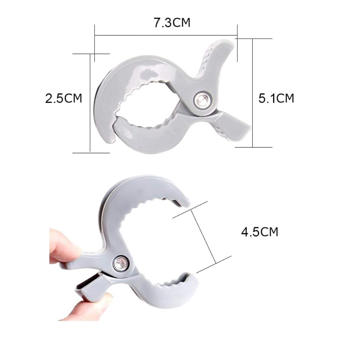 Pinzas Sujeta Mantas Negro