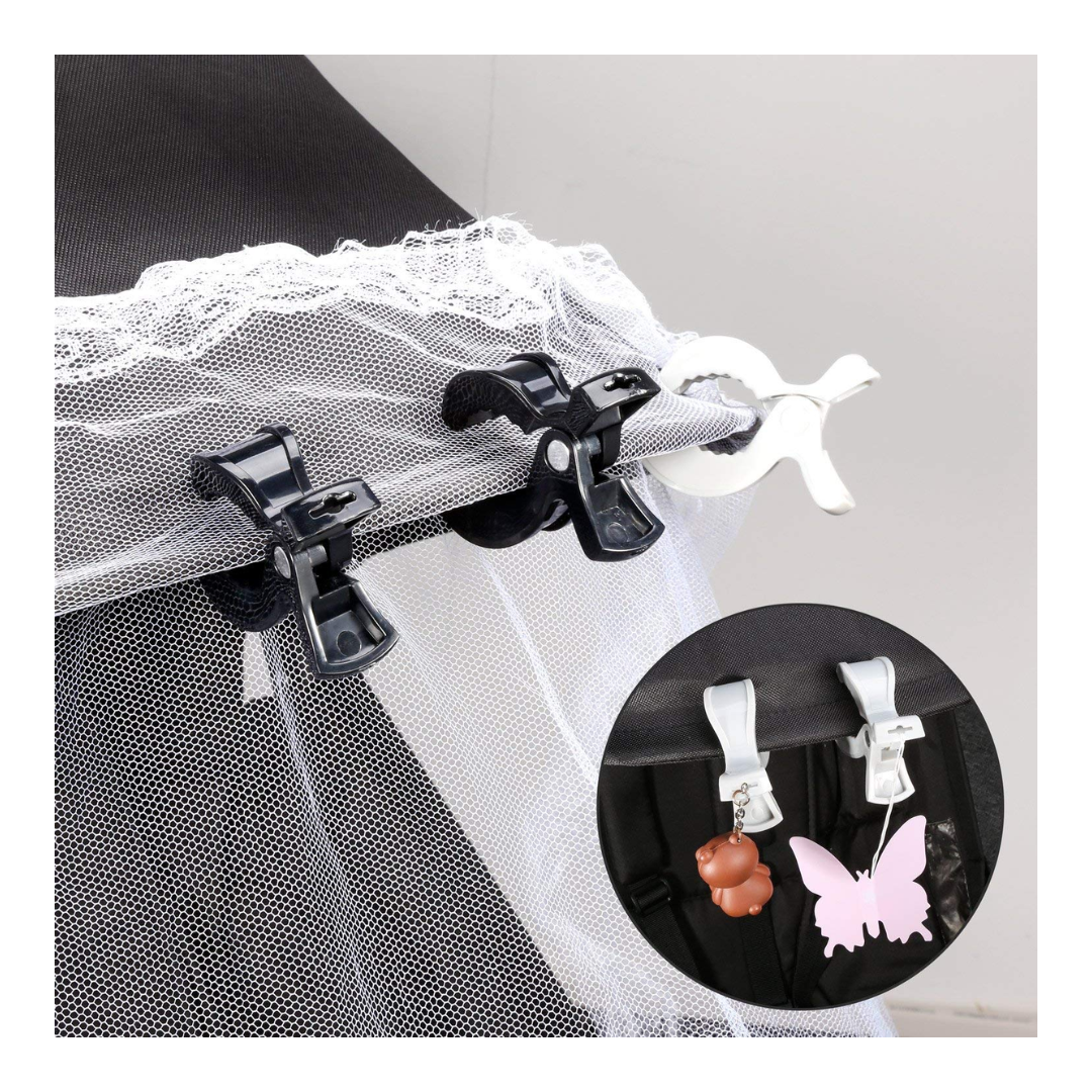 Pinzas Sujeta Mantas Negro