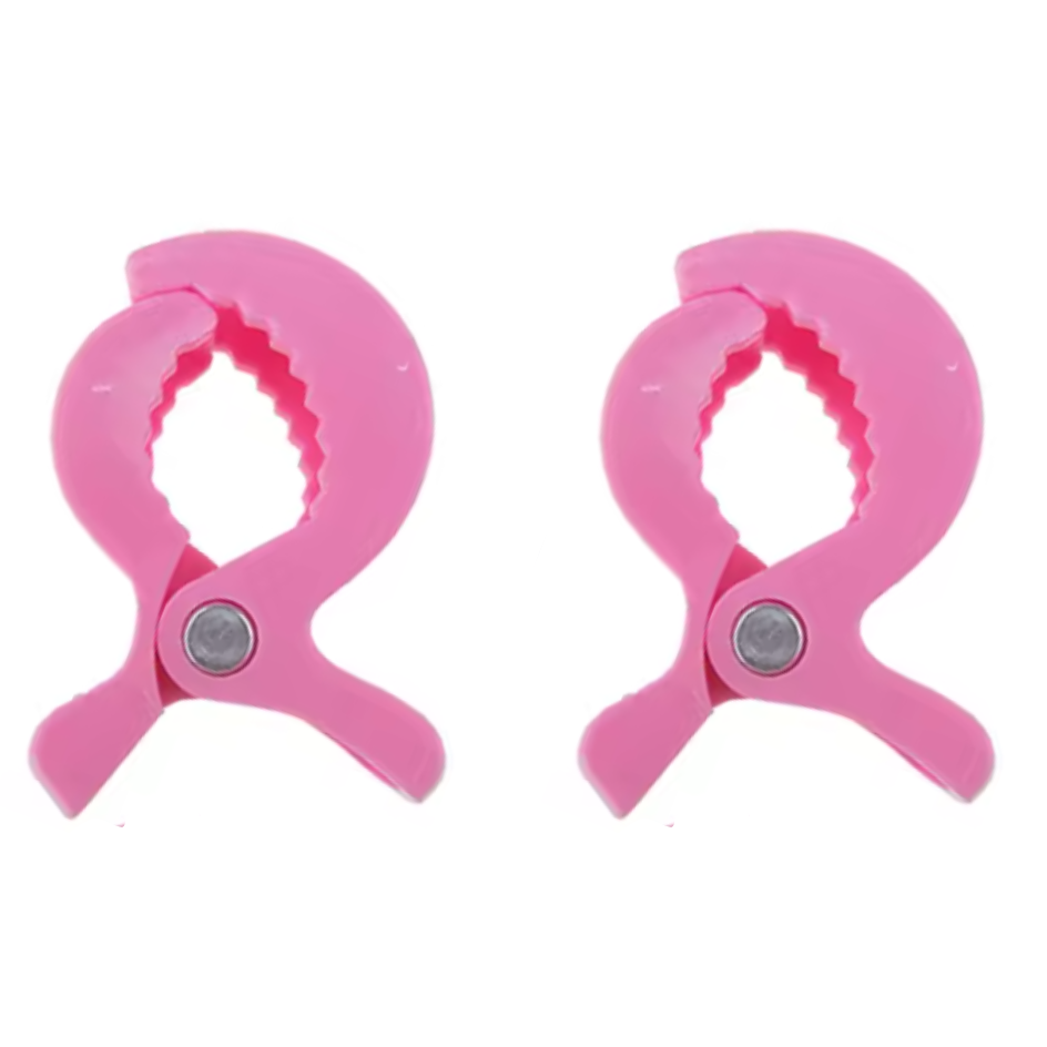 Pinzas Sujeta Mantas Rosado