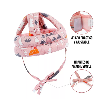 Casco Protector Acolchado Niña