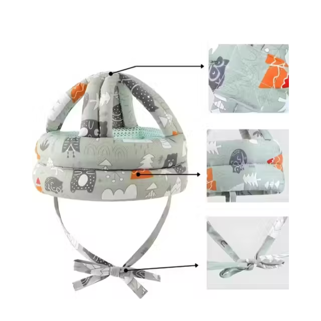 Casco Protector Acolchado Niño