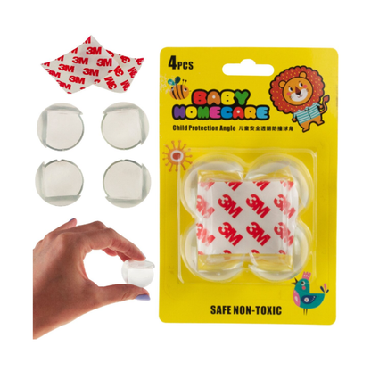 Protectores de Esquinas Transparentes 4 Unidades