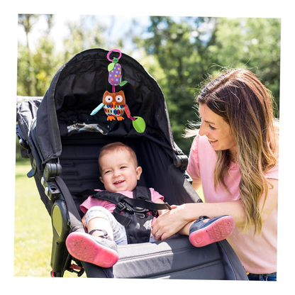 Sonajero Cascabel Para Coche Monito Rojo