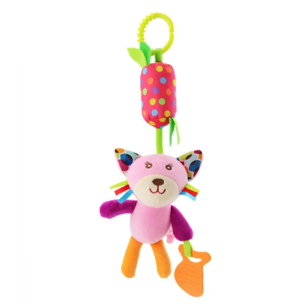 Sonajero Cascabel Para Coche Gatito Rosa