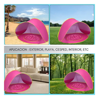 Carpa con Piscina Rosado